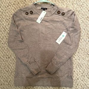 Sweater, NWT, gray, XS.